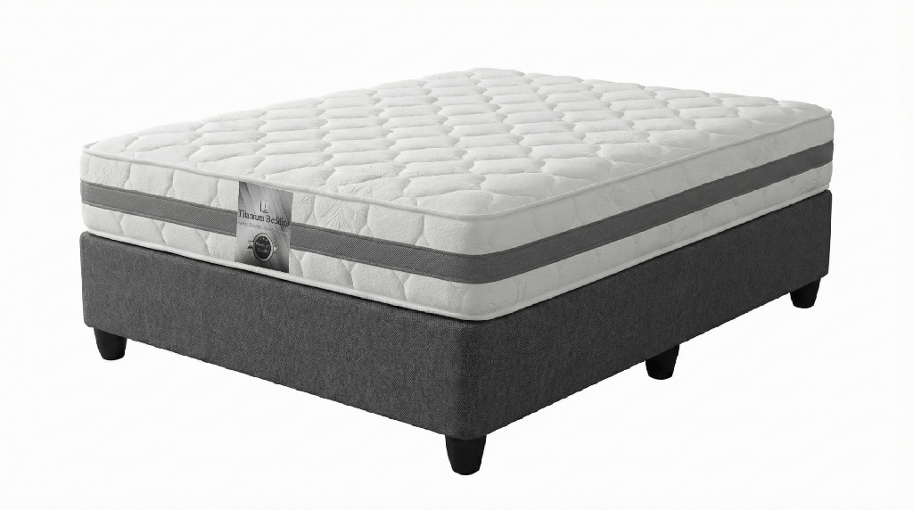 [P0120S] Platinum-Mattress and Base SET (Single 91cm x 188cm, Normal Length)